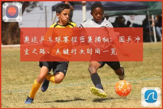 奥运乒乓球赛程密集揭秘：国乒冲金之路、关键对决时间一览